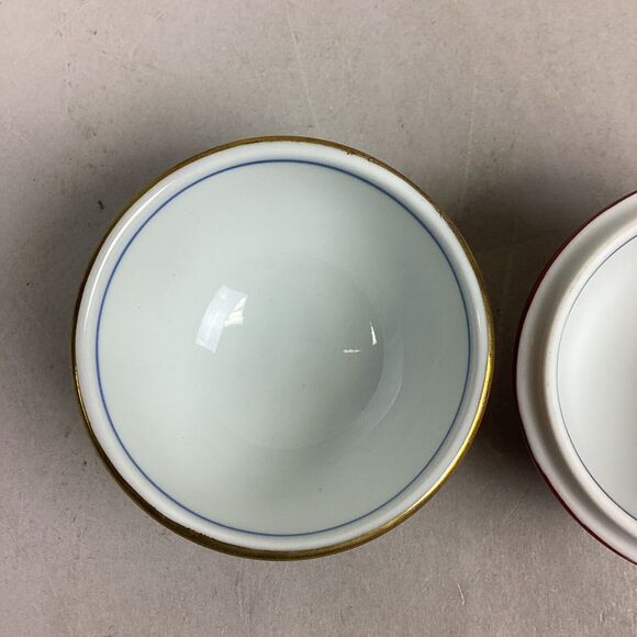 Vintage Oriental Porcelain Egg Cup With Lid - 3.25”H - Picture 3 of 7